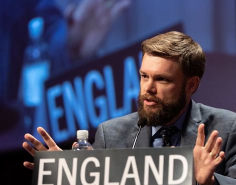 Speaker at conference